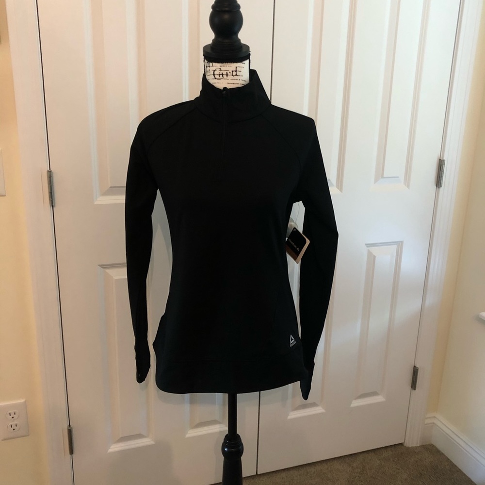 Reebok Sport Half Zip Black Pull Over